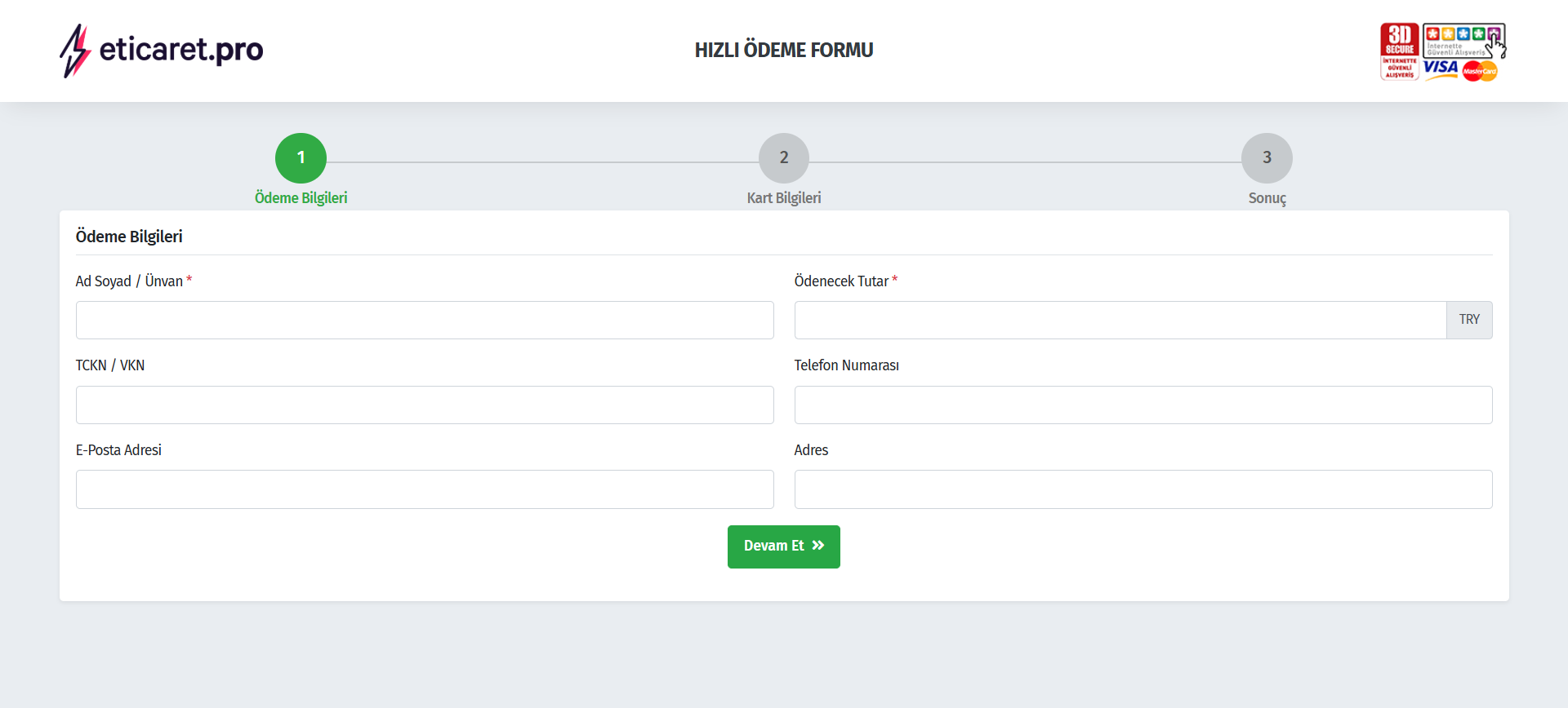 Hızlı Tahsilat Modülü
