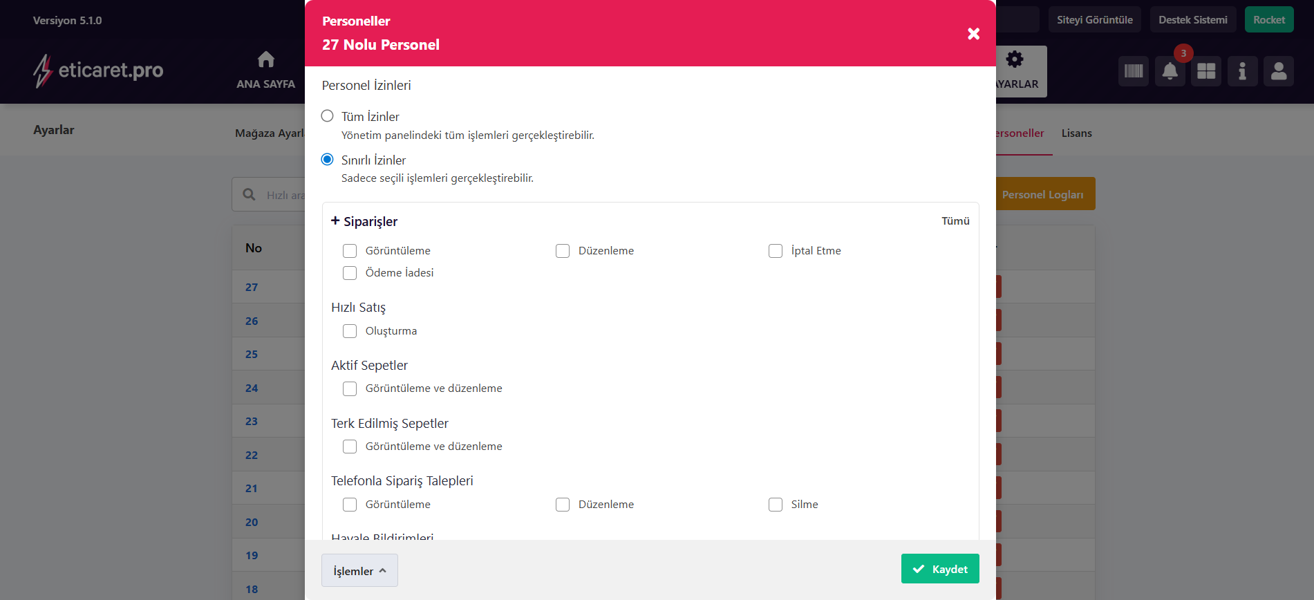 Detaylı Personel Yönetimi